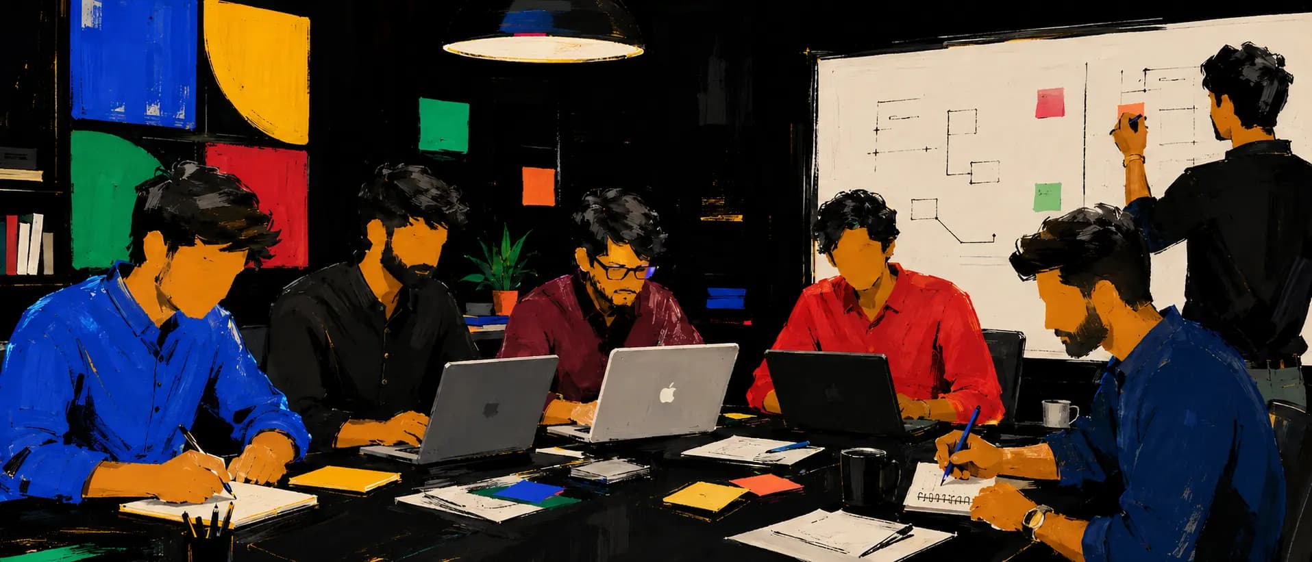 The CodeMyPixel team with a client