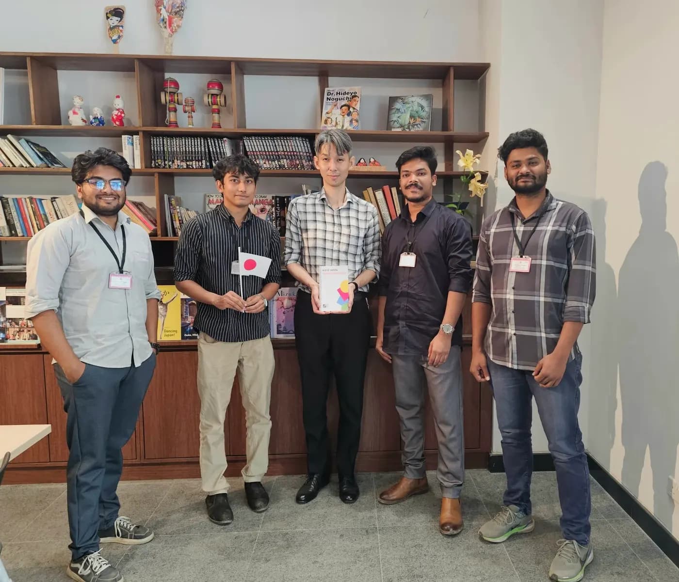 The CodeMyPixel team with Kyohei Yamamoto at the Embassy of Japan in Bangladesh.