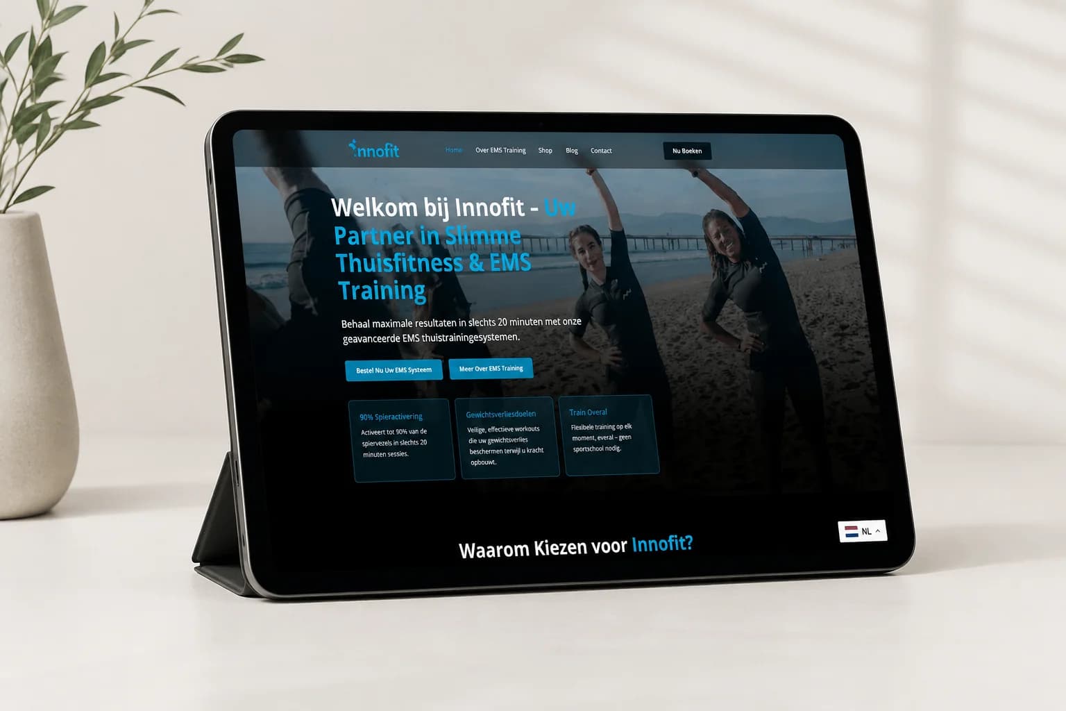 Innofit: Sito web