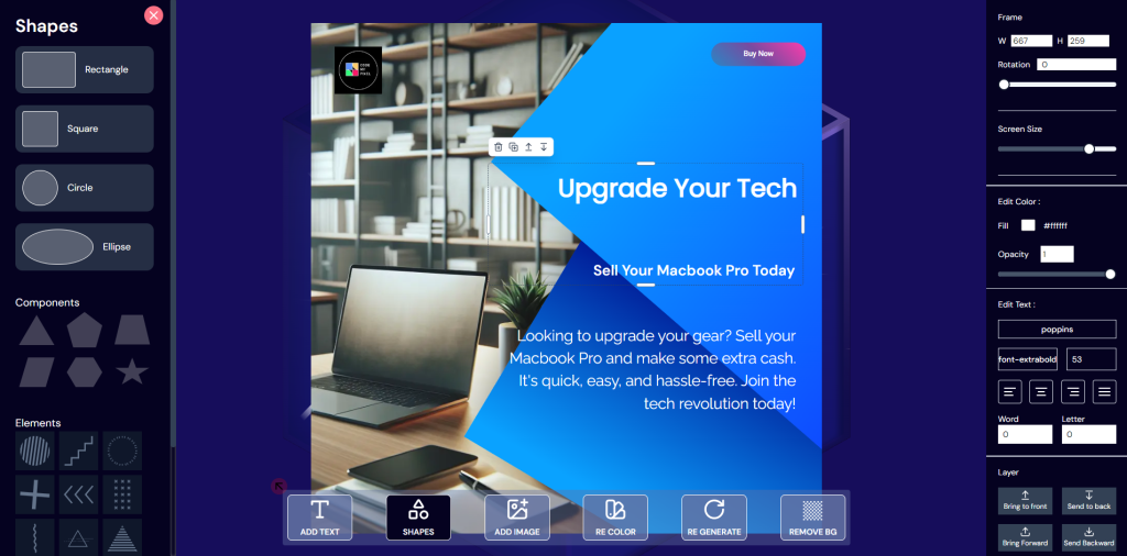 Social Quasar (AI-Powered Social Post Design Platform) 4 Screenshot 2024 08 28 112024