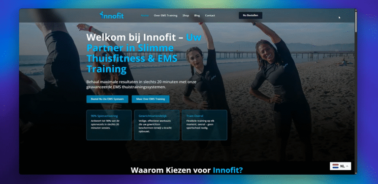 Redesign Innofit's Shopify Website in WordPress